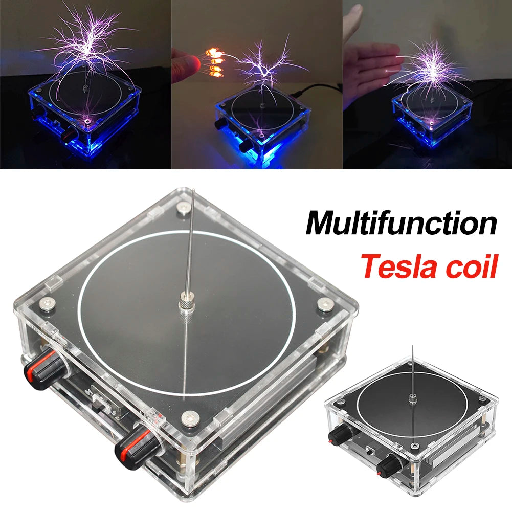 Tesla Coil Speaker with Bluetooth Music and Artificial Spark