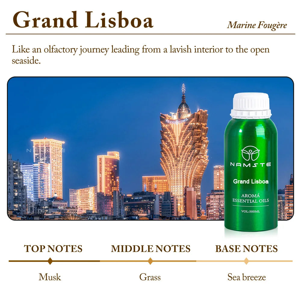 500ML Hotelinspireret Duftolie til Diffusere Hjemmearoma
