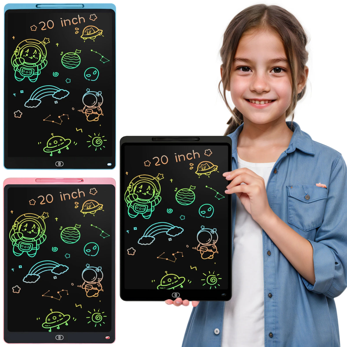 Colour LCD Writing Tablet, 16 or 20 Inch