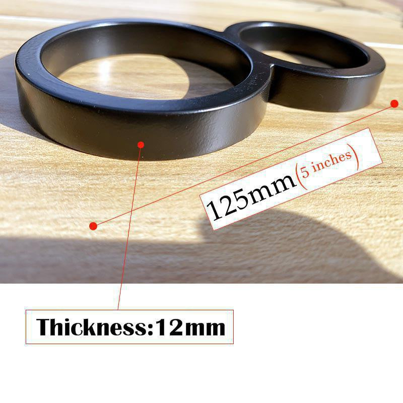 125mm Black Outdoor House Number Sign