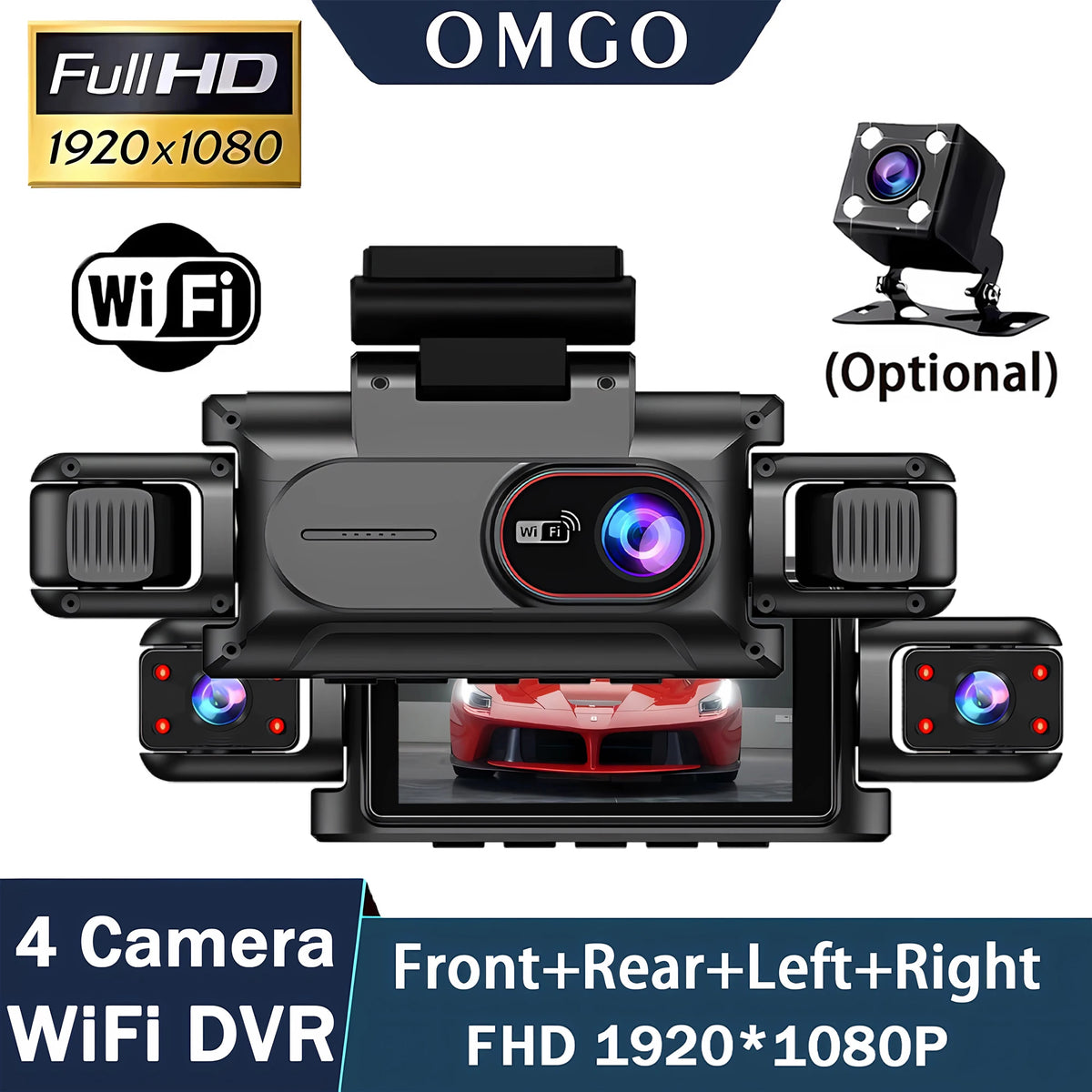 Wi-Fi Multi-Lens Dash Camera - VI64 Options