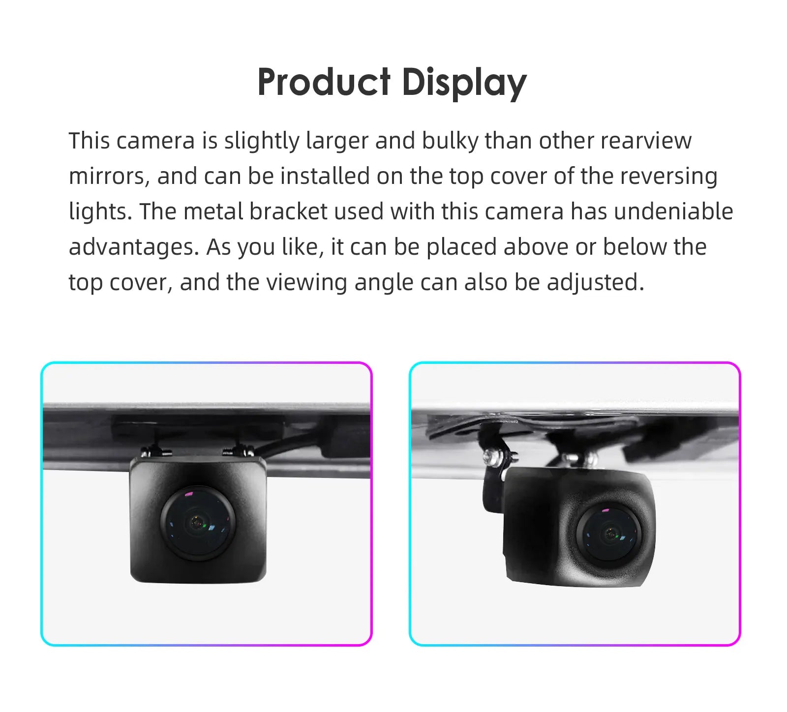 Hizpo 720P 1080P AHD Rear View Camera 140 ° 150 ° 170 ° Wide Angle Waterproof Night Vision Universal Reverse Parking Assistance