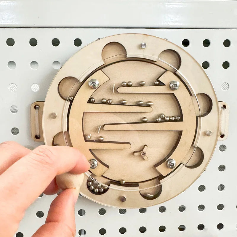 Busy Board Clothes Animal DIY Wooden Accessories Early Learning Toys Busy Board Matching Board Handmade Puzzle Educational Toys