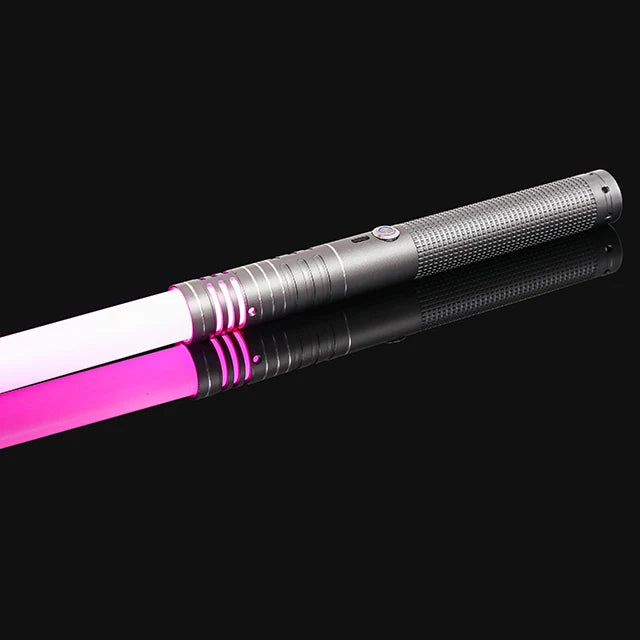 Sabre laser en métal RGB rechargeable avec effets sonores
