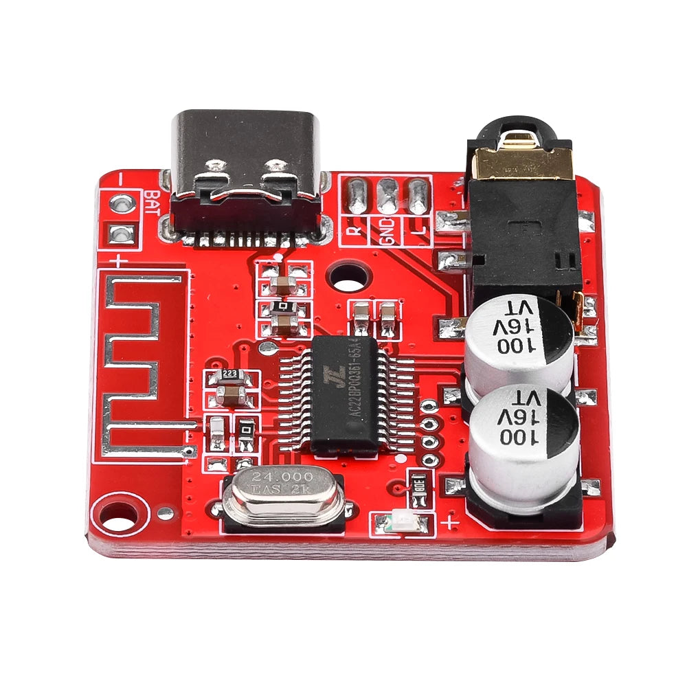 DIY Wireless Bluetooth Audio Receiver Board BT5.1 MP3 WAV Decoding Board Speaker Amplifier Moudle For A2DP/AVCTP/AVDTP AVRCP/HFP