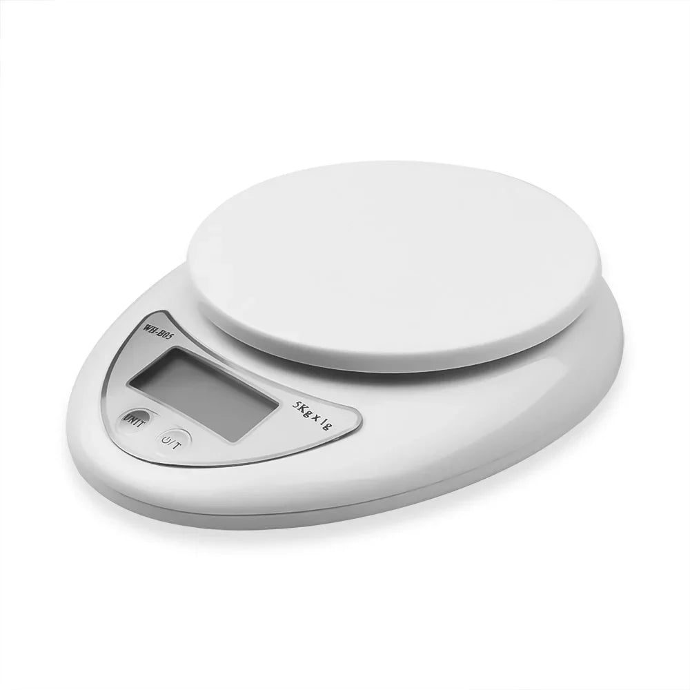 Digital Kitchen Scale, 5 kg Capacity and 1 g Increments