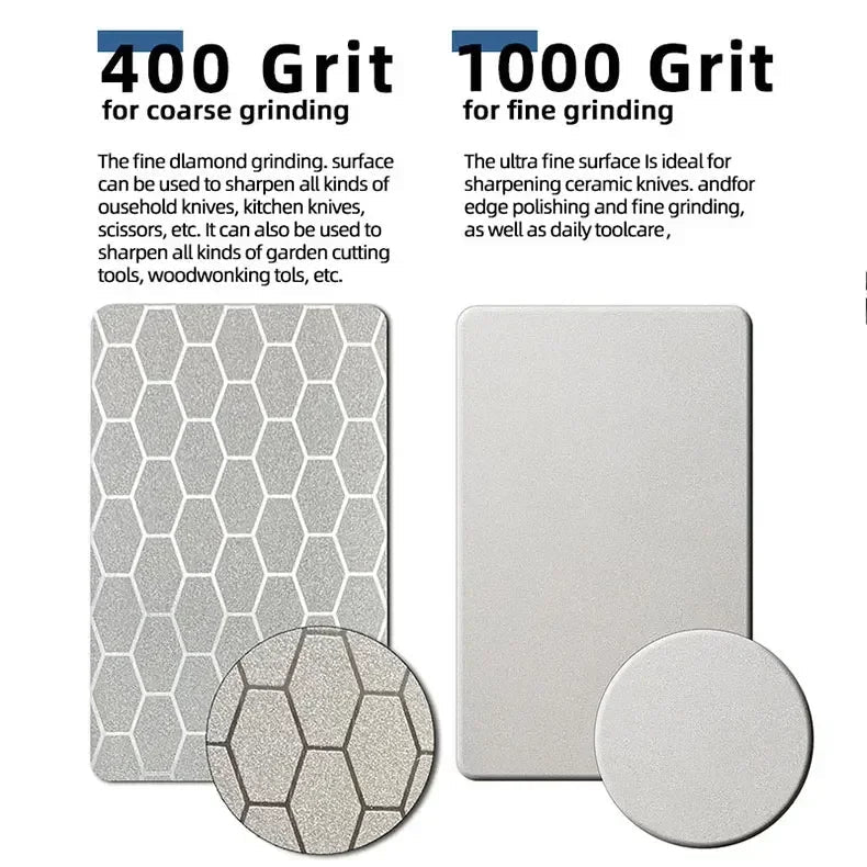 5 in1 Knife Sharpener Diamond Bars 400/1000 Multi-Tool Kitchen Knives Tungsten Steel Ceramic Grinding Double-Sided Whetstone 숫돌