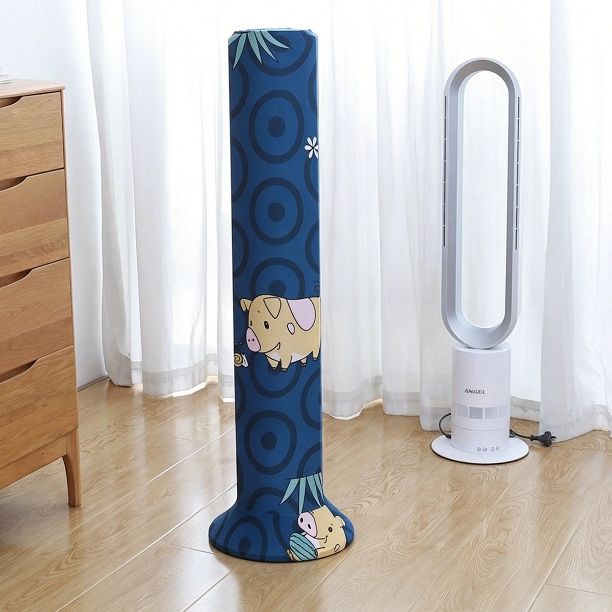 Housse anti-poussière pour ventilateur tour - Options de taille