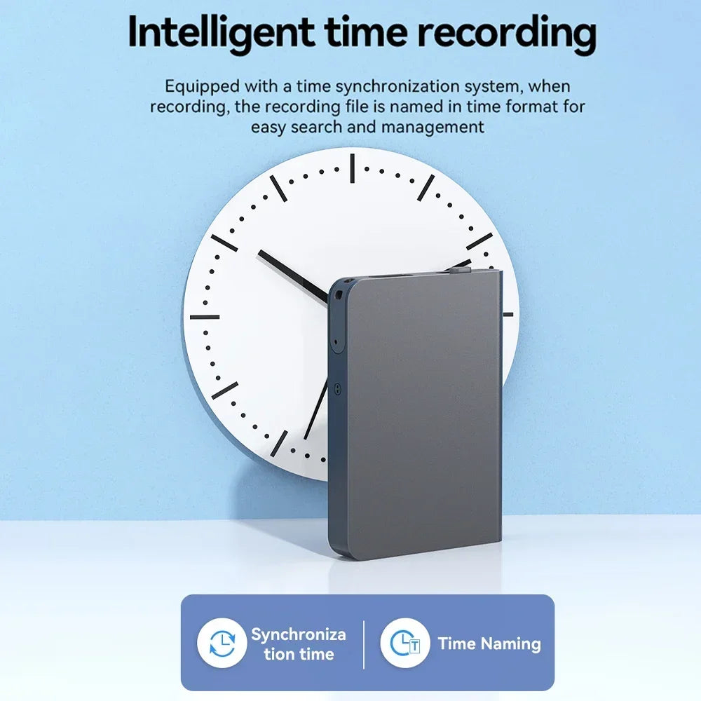 APP Mini Voice Recorder Activated Recording Micro Dictaphone Digital Audio Smart Recorder Noise Reduction Sound Recorder