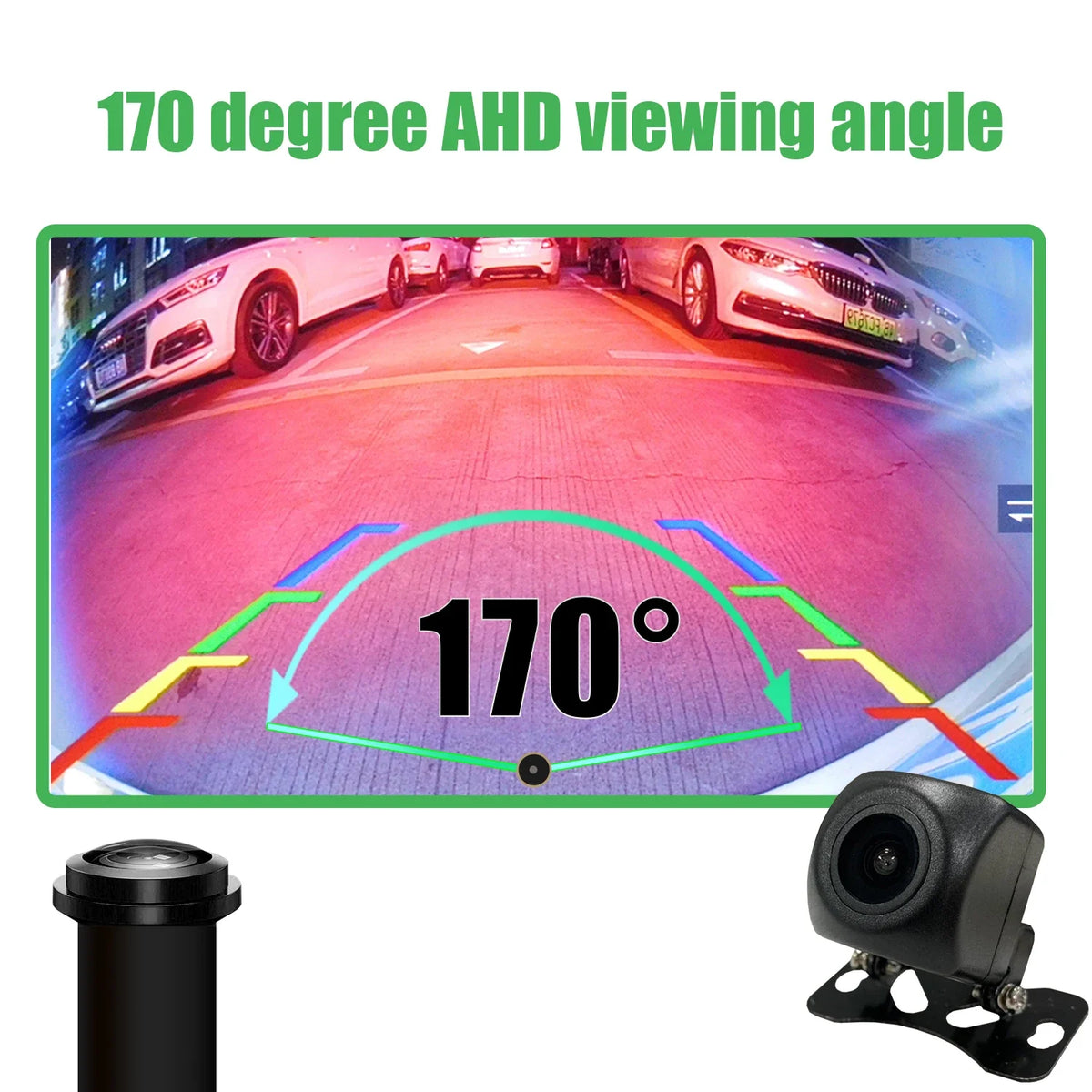 1080P Car Rear View Camera 170° Night Vision Waterproof