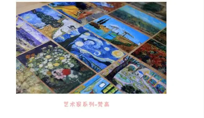 Boxed Illustrated Postcards, 30 Cards, 143 × 93 mm