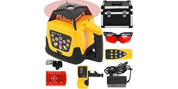 360° Rotary Laser Level with 500m Range Self-Leveling Tool