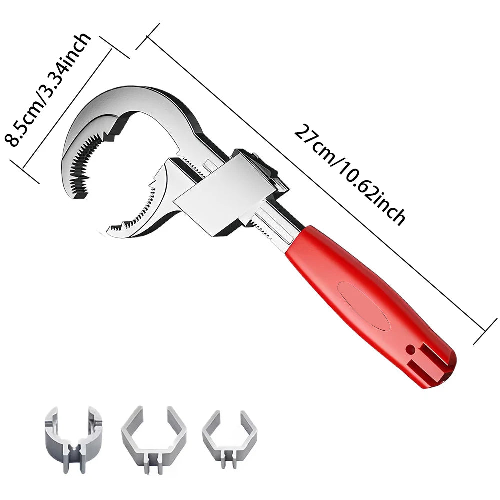 Wide-Opening Plumbing Wrench