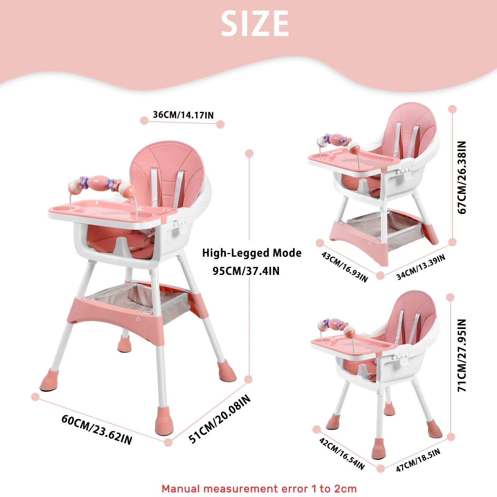 Convertible Baby High Chair