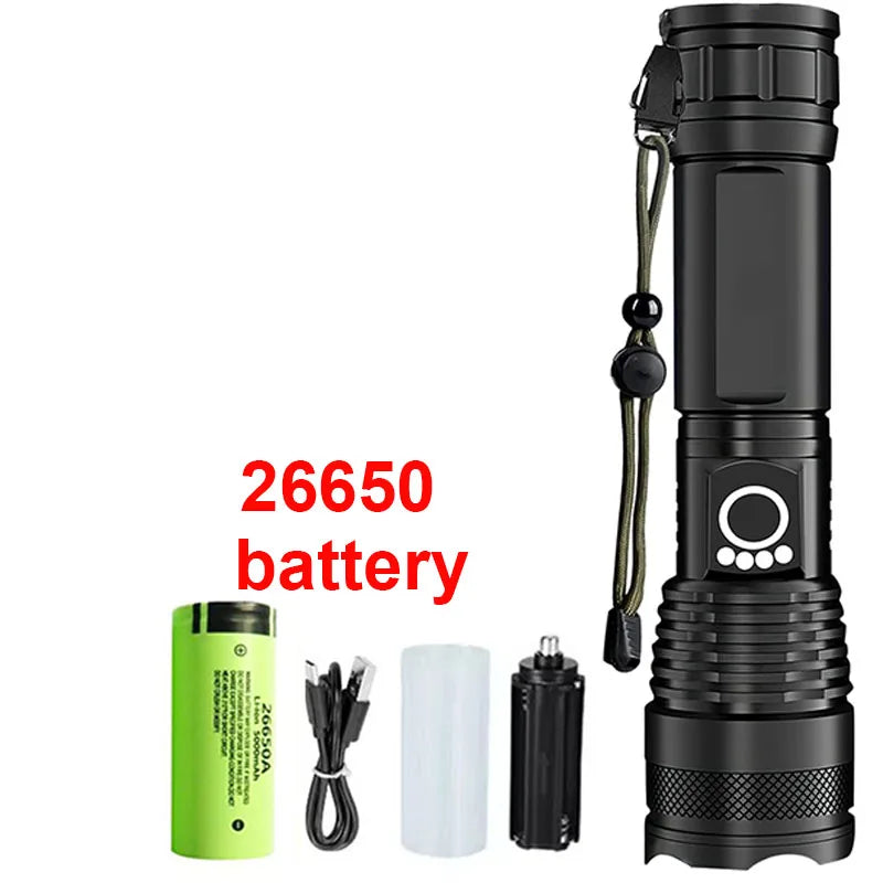 A10 Type-C Rechargeable Zoom Flashlight