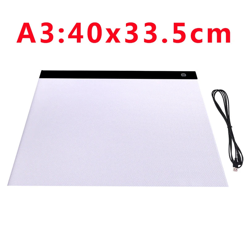 Piastra da tracing USB LED — Opzioni A3/A4/A5