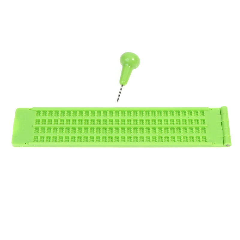 4-Line Braille Slate & Stylus Set