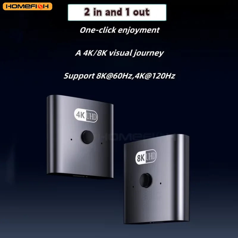 Bidirectional HDMI Selector - 4K or 8K Models