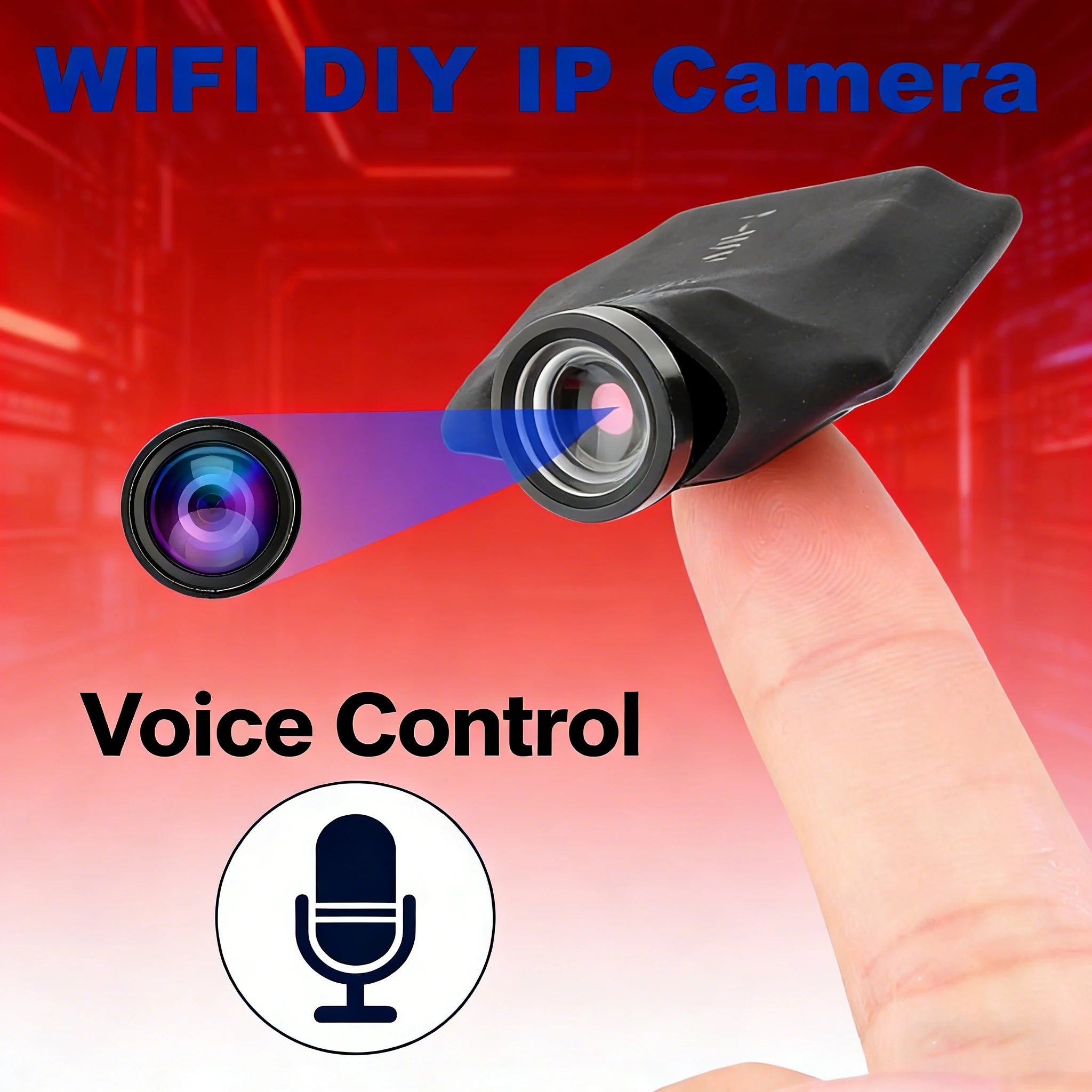 1080P WiFi mini kamera s detekciou pohybu a diaľkovým sledovaním