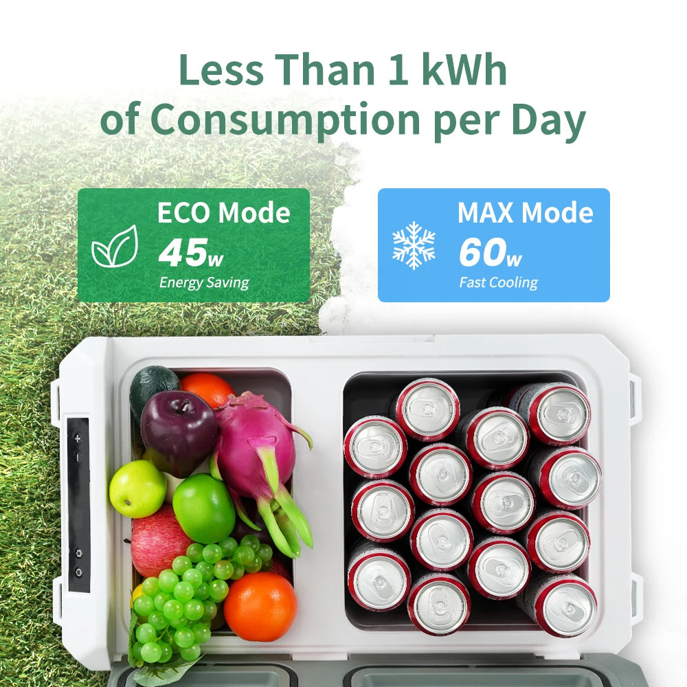 Alpicool QX Portable Car Refrigerator Freezer, 25L-40L