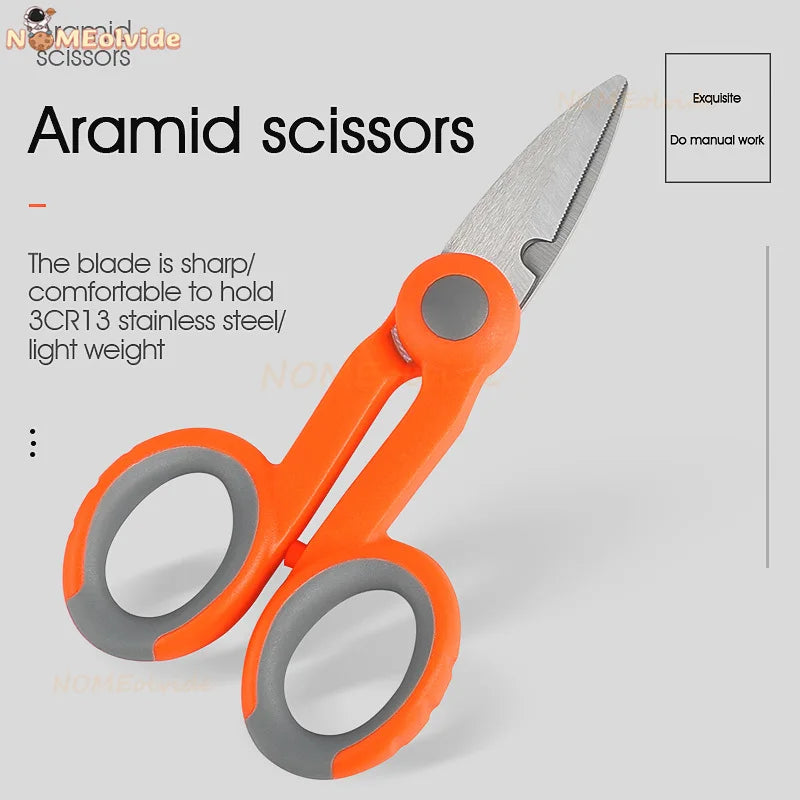 3-Tool Fiber Optic Stripper and Scissors Kit
