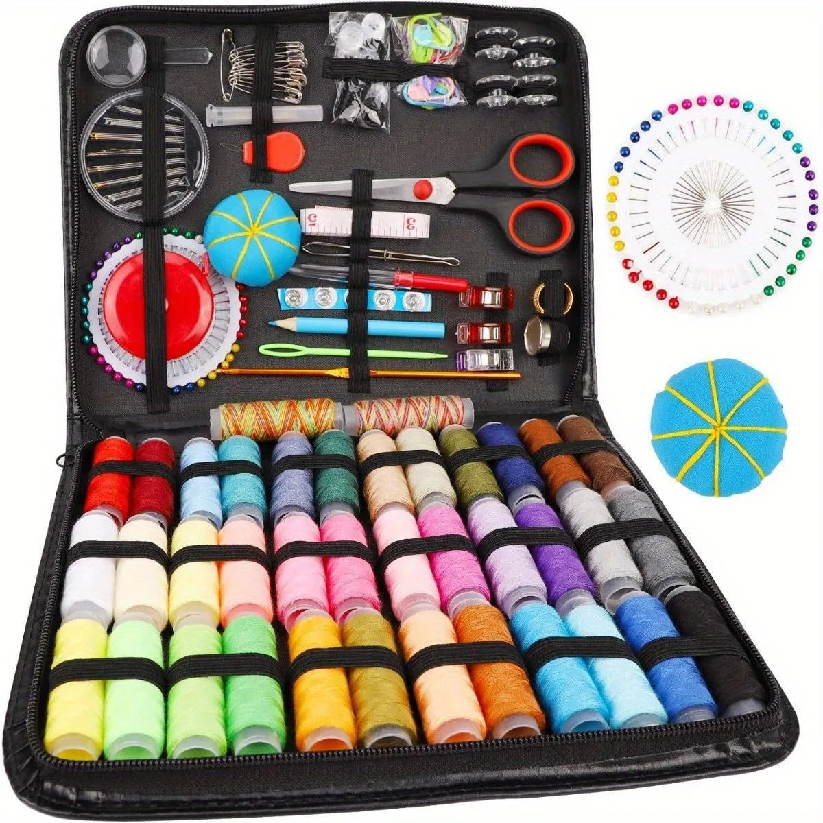 Professionele Complete Naaikit Set met Draden Naalden Scharen Tape Meetlint voor DIY Handwerk Beginners Home Repair