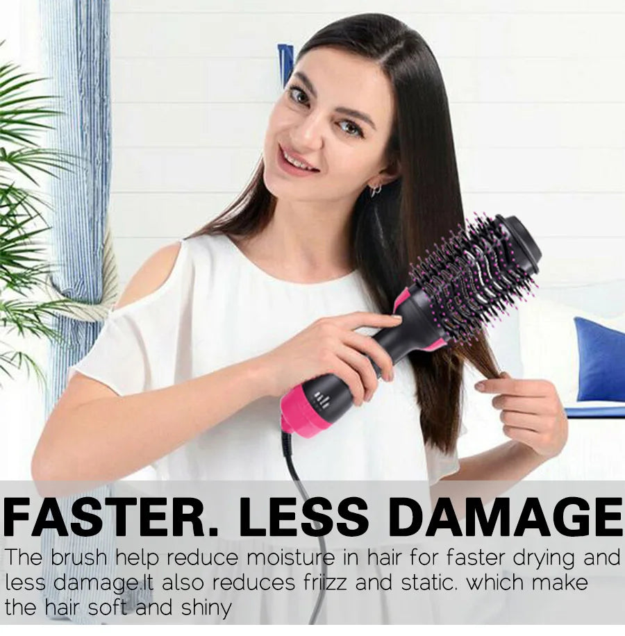Multi-Function Hair Dryer Brush Blow Dryer Brush 4 In 1 Styling Tools Styler Volumizer Hot Air Straightener Brush For All Hair