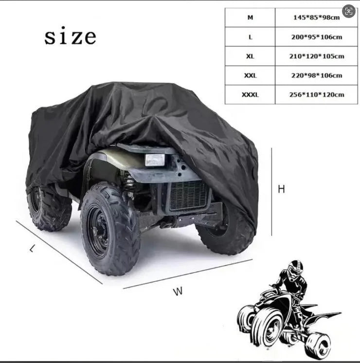 Capa de arrumação 3XL para ATV e moto-quatro