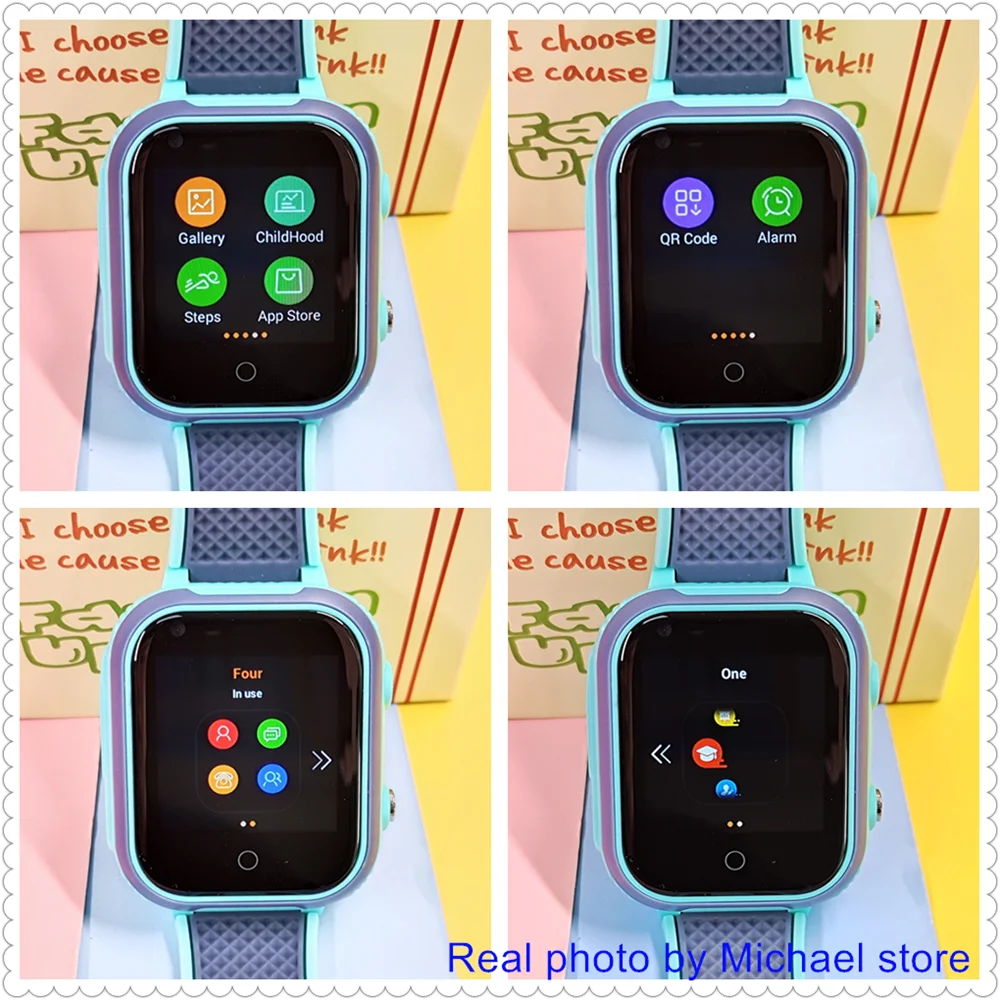 4G Kids Smart Watch GPS WiFi Video Call SOS Camera Tracker