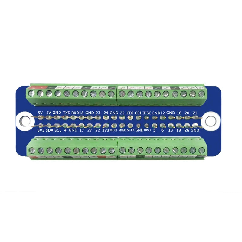 Raspberry Pi GPIO-läpivientikortti ruuviliittimillä