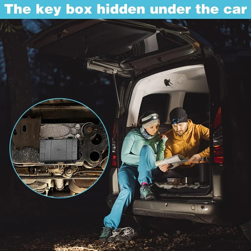 Magnetic Car Key Box Waterproof Hidden Under Vehicle Storage Case