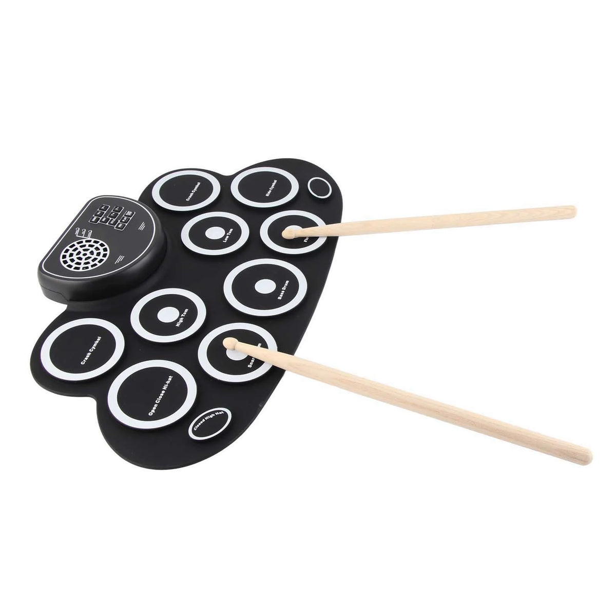Aufwickelbares elektronisches Schlagzeug-Pad-Set