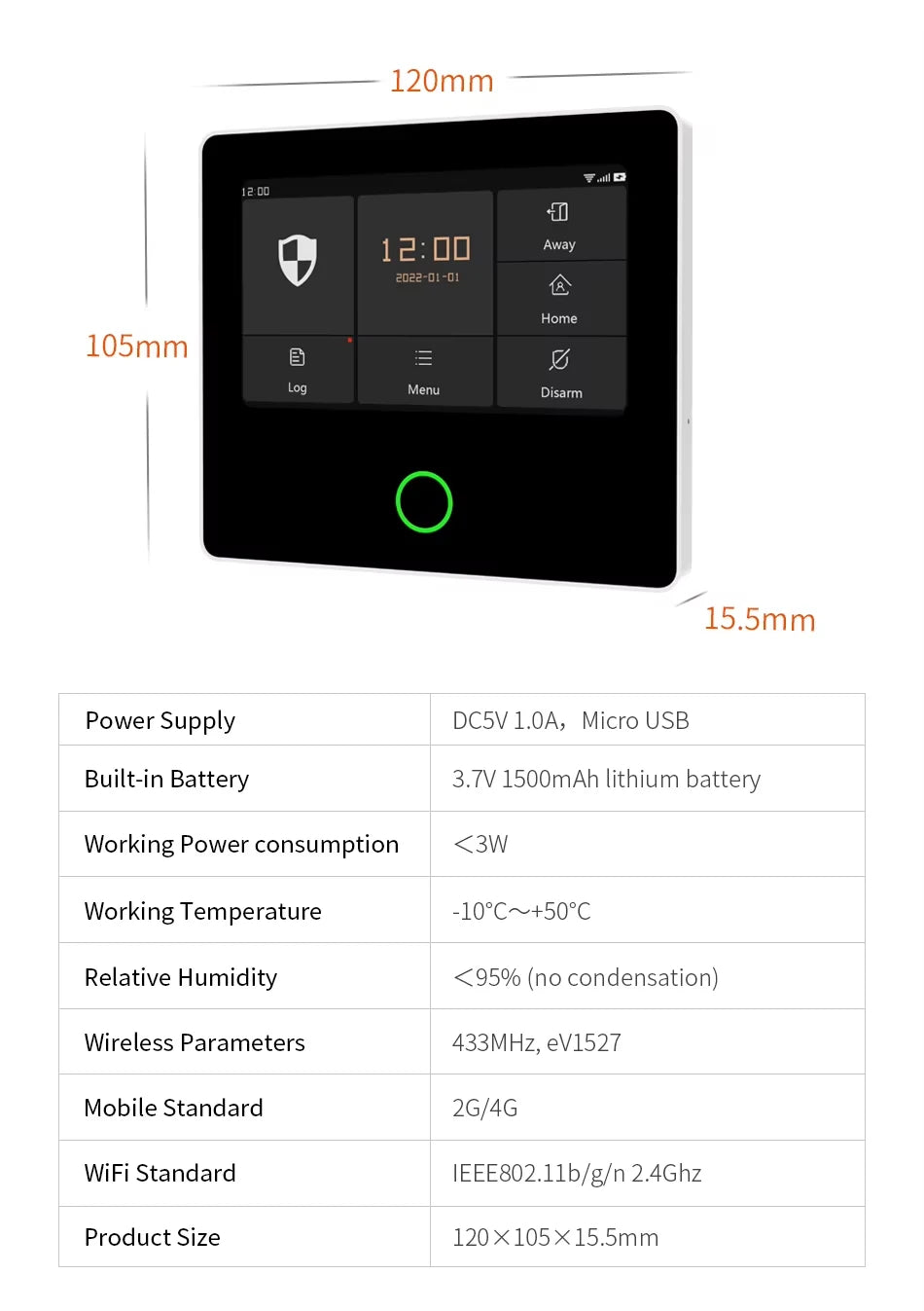 Staniot 4G Smart Home Alarm System WiFi Tuya Wireless Home Security Protection Kit With Door Window Motion Sensor Anti-Theft Alarm System