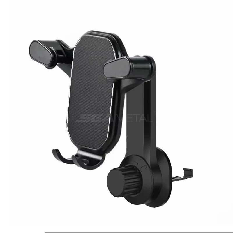 SEAMETAL Car Air Vent Phone Holder Gravity Lock Hook Phone Mount One-Hand Operation Universal Smartphone Support 360 Rotation