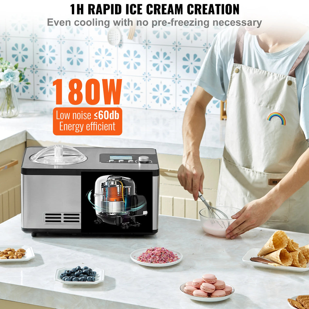 2-Quart Compressor Ice Cream Maker