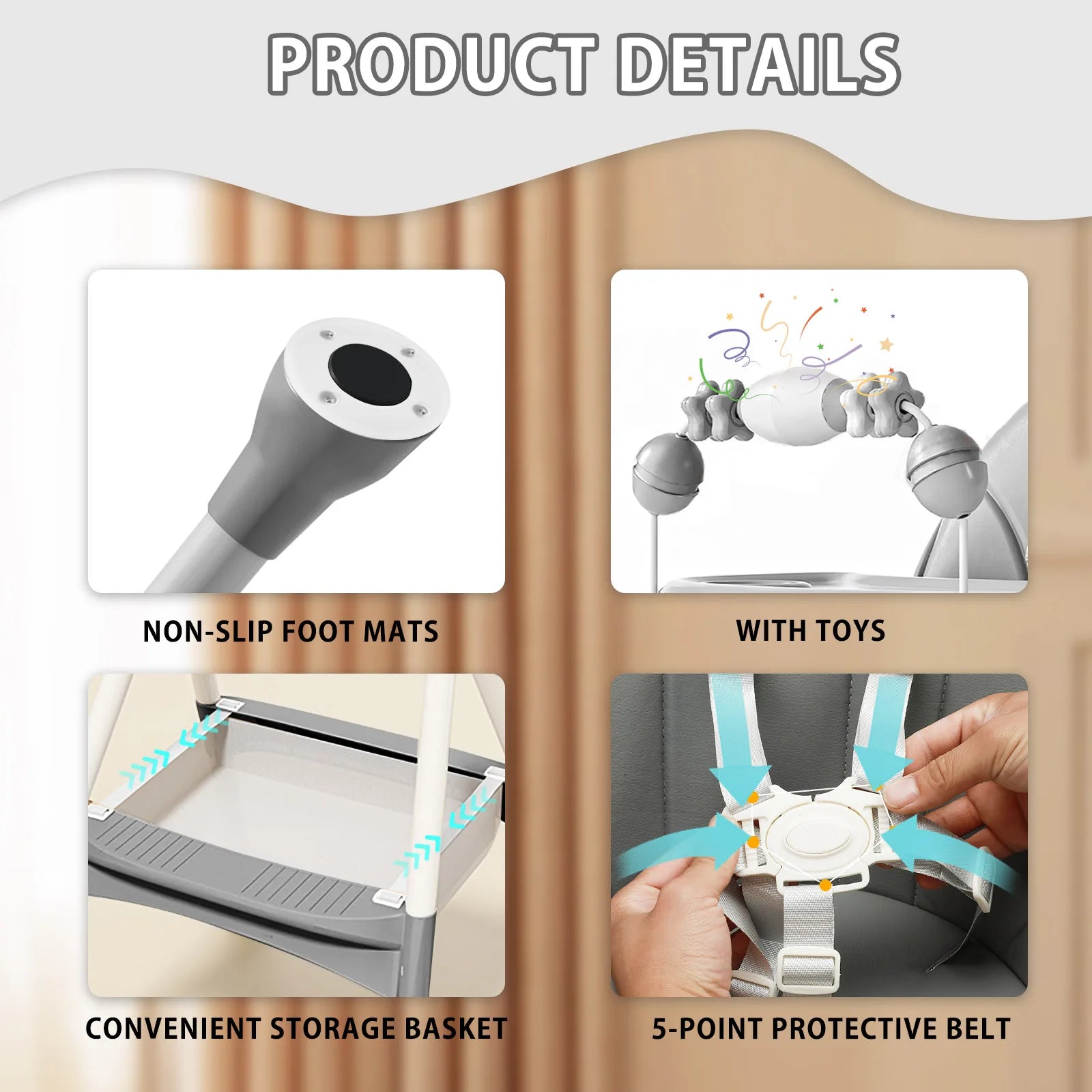 Convertible Baby High Chair