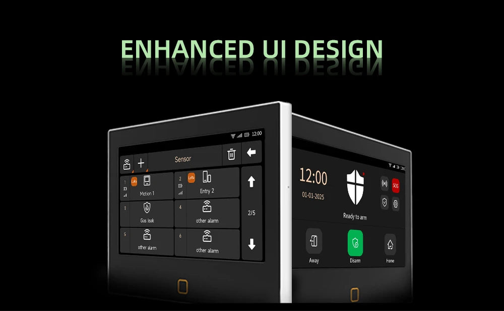 500m Transmission Distance 7 Inch GSM LoRa Staniot Version Security Alarm System Tuya WiFi 4G Smart Home Burglar Alarm Kit Home