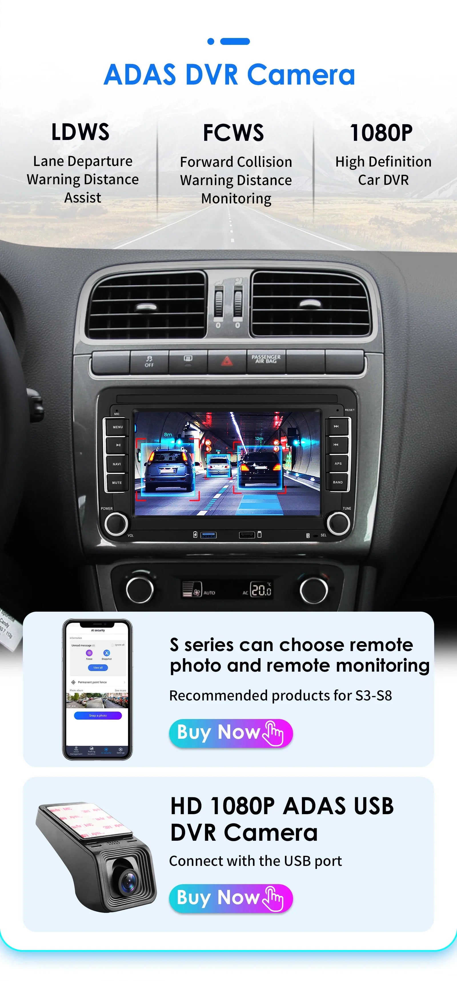 Android 13 Car Radio with CarPlay for Volkswagen Vehicles