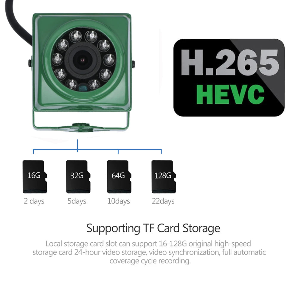 Mini WiFi Birdcage Camera with Night Vision