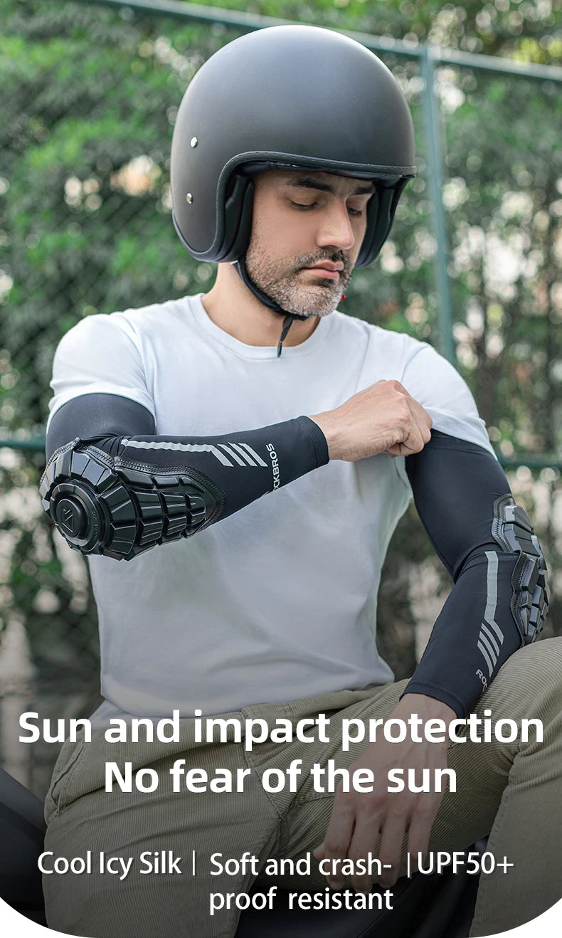 Motorcycle Elbow Pads with Hard Protection for Adult Riders
