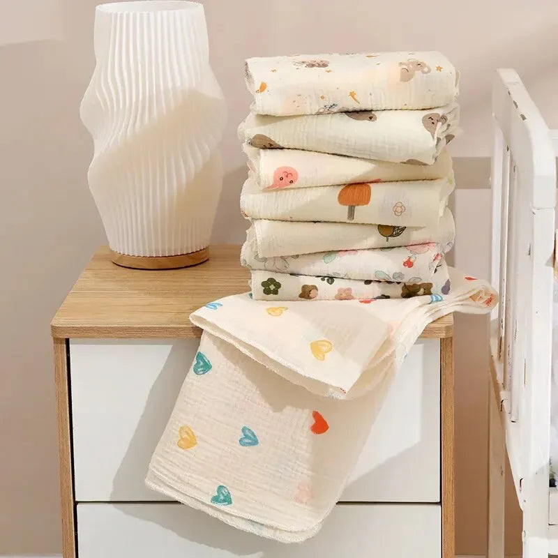 Baby Muslin Swaddle Blanket 80×80cm