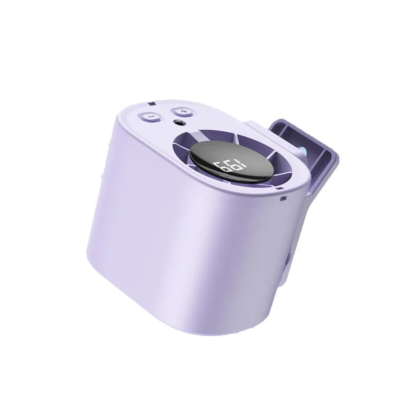 Tragbarer Clip-on-Ventilator mit LED-Licht