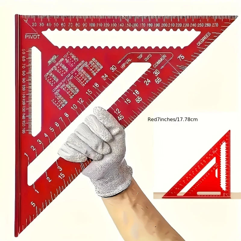 Aluminium Triangular Woodworking Square