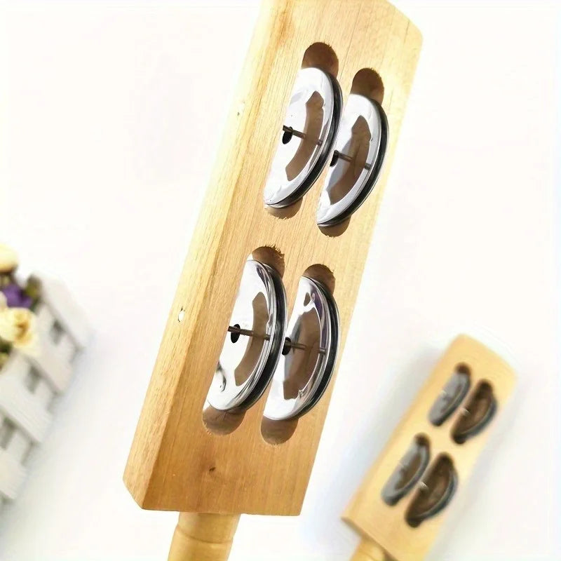 Handrhythmusstäbe aus Metall und Holz
