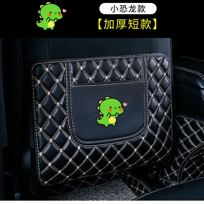 Car Seat-Back Kick Protection Pad, Design Options