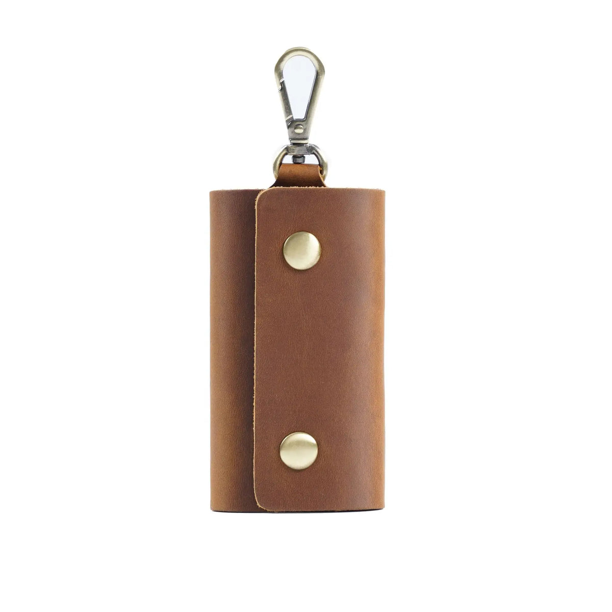 Handmade Genuine Leather Key Holder - Men's Organizer Pouch with Card Slot, Housekeeper Key Case & Wallet (Gift Ready)