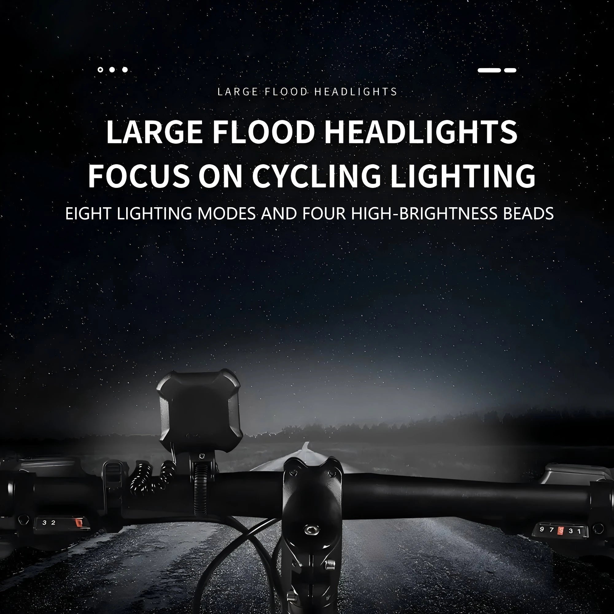 Bicycle Light Electronic Bell MTB Bike Horn TYPE-C Rechargeable Cycling Warning Lamp Cycling Headlight for Night Safety Riding