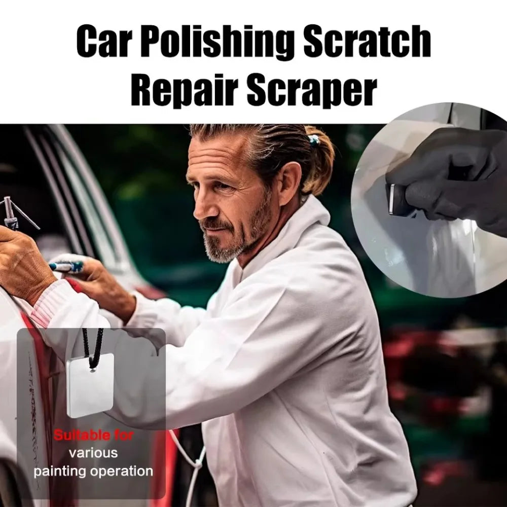 Raspador para reparação localizada da pintura automóvel