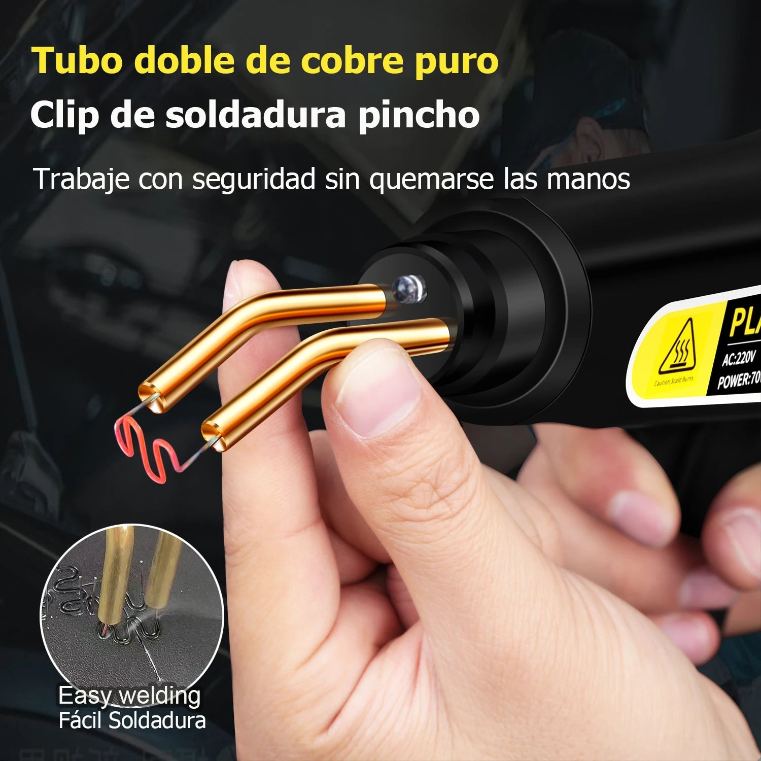 New Plastic Welding Gun Car Bumper Repair Welder Heat Laminator Bumper Repair Kit 400Pcs Repair Nail Multi-function Welder