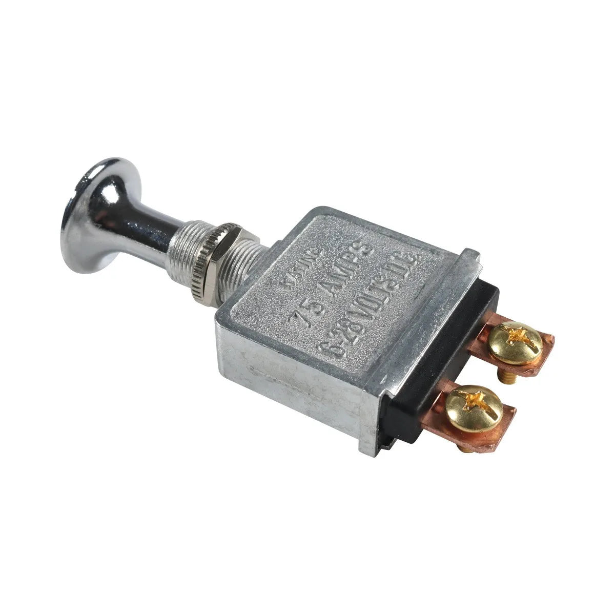 Push-Pull On/Off Switch for DC Circuits